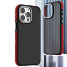 For iPhone 13 Pro Dual-Color Shockproof TPU Phone Case(Red) - 1