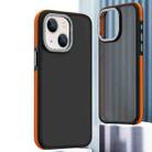 For  iPhone 13 Dual-Color Shockproof TPU Phone Case(Orange) - 1