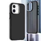 For iPhone 12 Dual-Color Shockproof TPU Phone Case(Grey) - 1