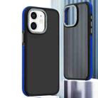 For iPhone 12 Dual-Color Shockproof TPU Phone Case(Blue) - 1