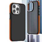 For iPhone 12 Pro Max Dual-Color Shockproof TPU Phone Case(Orange) - 1
