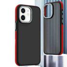 For iPhone 11 Dual-Color Shockproof TPU Phone Case(Red) - 1