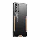 For Samsung Galaxy S20 Blade Series TPU Hybrid Metal Phone Case(Gold) - 1