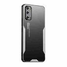 For Samsung Galaxy S20 Blade Series TPU Hybrid Metal Phone Case(Silver) - 1