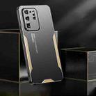For Samsung Galaxy S20 Ultra Blade Series TPU Hybrid Metal Phone Case(Gold) - 2