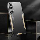 For Samsung Galaxy S23 5G Blade Series TPU Hybrid Metal Phone Case(Gold) - 3