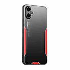 For Samsung Galaxy A06 4G Blade Series TPU Hybrid Metal Phone Case(Red) - 1