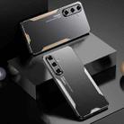 For Samsung Galaxy S24 FE 5G Blade Series TPU Hybrid Metal Phone Case(Blue) - 2