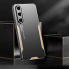 For Samsung Galaxy S24 FE 5G Blade Series TPU Hybrid Metal Phone Case(Blue) - 3