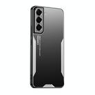 For Samsung Galaxy S21+ 5G Blade Series TPU Hybrid Metal Phone Case(Silver) - 1