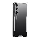 For Samsung Galaxy S23+ 5G Blade Series TPU Hybrid Metal Phone Case(Silver) - 1