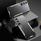For Samsung Galaxy S25+ 5G Blade Series TPU Hybrid Metal Phone Case(Silver) - 2
