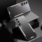 For Samsung Galaxy A17 5G Blade Series TPU Hybrid Metal Phone Case(Gold) - 2