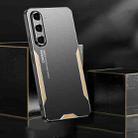 For Samsung Galaxy A17 5G Blade Series TPU Hybrid Metal Phone Case(Silver) - 3