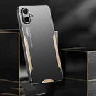 For Samsung Galaxy A07 5G Blade Series TPU Hybrid Metal Phone Case(Blue) - 2
