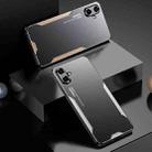 For Samsung Galaxy A07 5G Blade Series TPU Hybrid Metal Phone Case(Blue) - 3