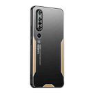 For Xiaomi Mi 10 Pro Blade Series TPU Hybrid Metal Phone Case(Gold) - 1