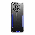 For Xiaomi Civi 4 Pro Blade Series TPU Hybrid Metal Phone Case(Blue) - 1