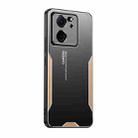 For Xiaomi Redmi K60 Ultra Blade Series TPU Hybrid Metal Phone Case(Gold) - 1