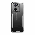 For Xiaomi Redmi K60 Ultra Blade Series TPU Hybrid Metal Phone Case(Silver) - 1