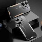 For Xiaomi Redmi Note 13R Blade Series TPU Hybrid Metal Phone Case(Red) - 2