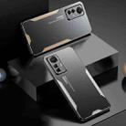 For Xiaomi 12 Lite Blade Series TPU Hybrid Metal Phone Case(Silver) - 2