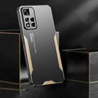 For Xiaomi Redmi Note 11 Pro 5G Blade Series TPU Hybrid Metal Phone Case(Gold) - 3