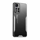 For Xiaomi Redmi Note 11 Pro 5G Blade Series TPU Hybrid Metal Phone Case(Silver) - 1