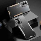 For Xiaomi Redmi K40 Blade Series TPU Hybrid Metal Phone Case(Silver) - 2