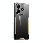 For Xiaomi Redmi Note 14 5G Blade Series TPU Hybrid Metal Phone Case(Gold) - 1