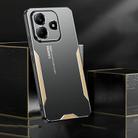 For Xiaomi Redmi Note 14 5G Blade Series TPU Hybrid Metal Phone Case(Gold) - 3