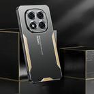 For Xiaomi Redmi Note 14 Pro 5G Blade Series TPU Hybrid Metal Phone Case(Blue) - 3