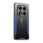 For Xiaomi Redmi Note 14 Pro+ 5G Blade Series TPU Hybrid Metal Phone Case(Blue) - 1
