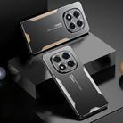 For Xiaomi Redmi Note 14 Pro+ 5G Blade Series TPU Hybrid Metal Phone Case(Blue) - 2
