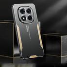 For Xiaomi Redmi Note 14 Pro+ 5G Blade Series TPU Hybrid Metal Phone Case(Blue) - 3