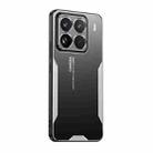 For Xiaomi 15 Pro Blade Series TPU Hybrid Metal Phone Case(Silver) - 1