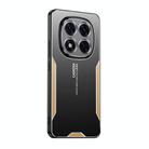 For Redmi Note 14 Pro 4G Global Blade Series TPU Hybrid Metal Phone Case(Gold) - 1