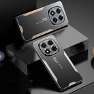 For Redmi Note 14 Pro 4G Global Blade Series TPU Hybrid Metal Phone Case(Red) - 2
