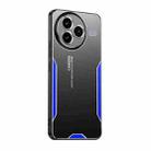 For Xiaomi Civi 5 Pro Blade Series TPU Hybrid Metal Phone Case(Blue) - 1