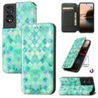 For TCL 40 NXTpaper 5G CaseNeo Colorful Magnetic Leather Phone Case(Emeralds) - 1