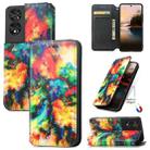 For TCL 40 NXTpaper 5G CaseNeo Colorful Magnetic Leather Phone Case(Colorful Clouds) - 1