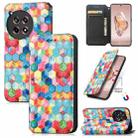 For OnePlus Ace 3 CaseNeo Colorful Magnetic Leather Phone Case(Magic Space) - 1