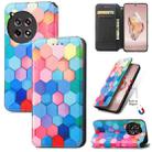 For OnePlus Ace 3 CaseNeo Colorful Magnetic Leather Phone Case(Colorful Cube) - 1