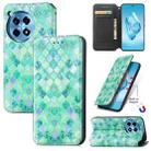 For OnePlus 12R CaseNeo Colorful Magnetic Leather Phone Case(Emeralds) - 1