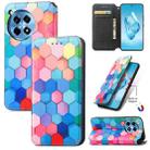 For OnePlus 12R CaseNeo Colorful Magnetic Leather Phone Case(Colorful Cube) - 1