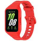 For Samsung Galaxy Fit 3 Integrated TPU Watch Band(Red) - 1