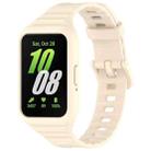 For Samsung Galaxy Fit 3 Integrated TPU Watch Band(Beige) - 1