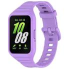 For Samsung Galaxy Fit 3 Integrated TPU Watch Band(Purple) - 1