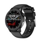 ET470 1.39 inch Color Screen Smart Watch Silicone Strap, Support Bluetooth Call / ECG(Black) - 1