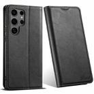 For Samsung Galaxy S24 Ultra 5G Suteni J02 Oil Wax Wallet Leather Phone Case(Black) - 1